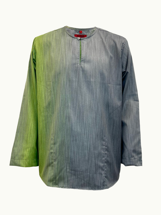 KURTA OMBRÉ - GREEN/GREY