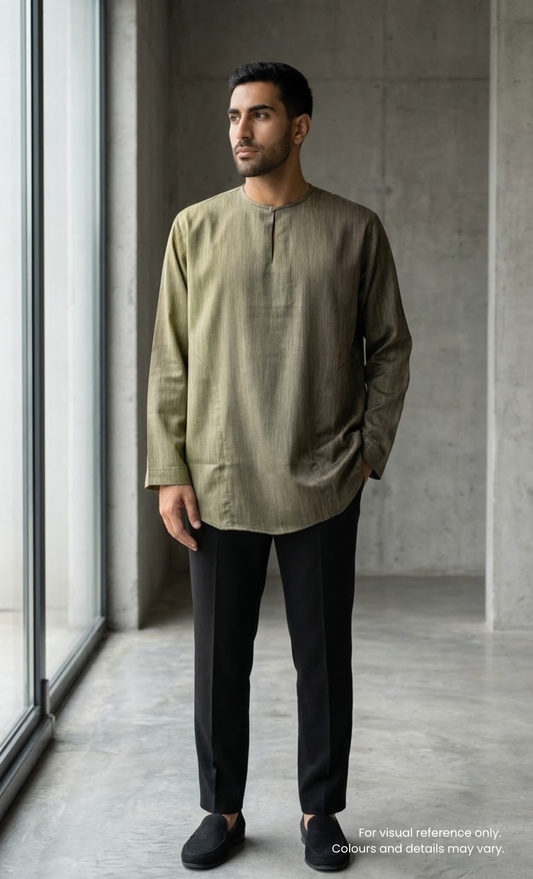 KURTA OMBRÉ - GOLD/BROWN