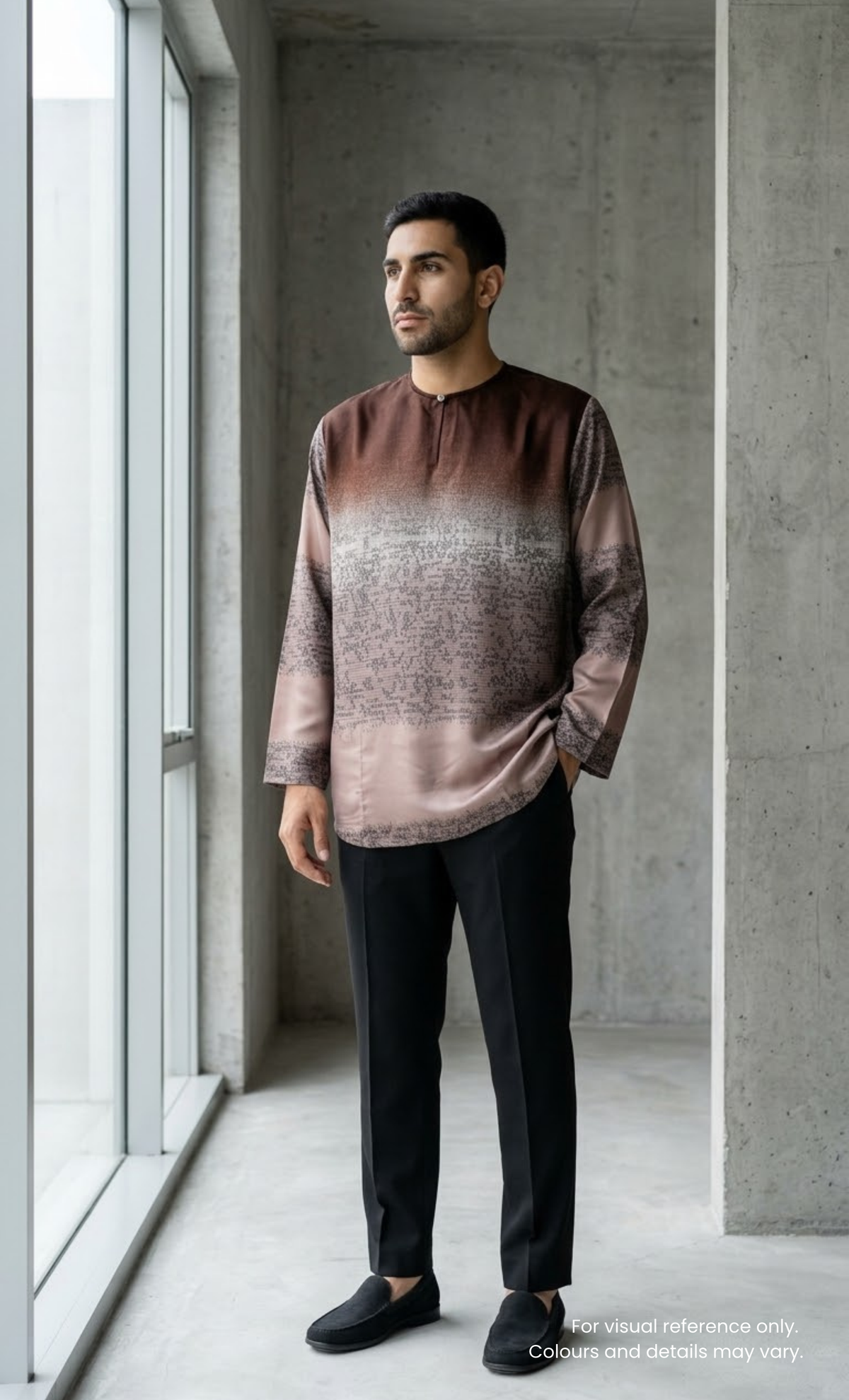 KURTA PIXEL - BROWN