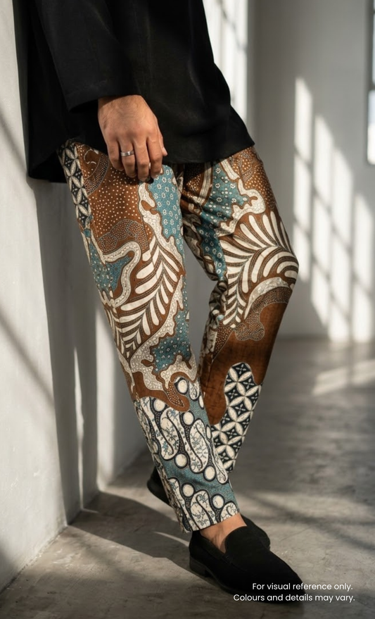 BATIK PANTS - PK04, ORANGE