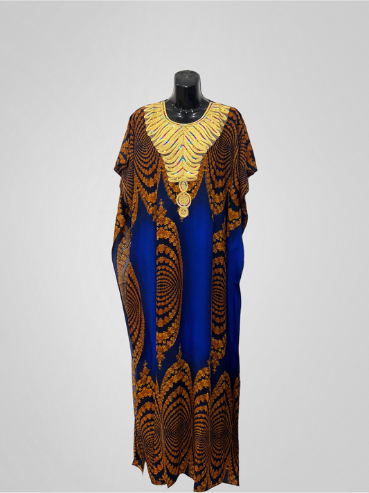 KAFTAN SEQUIN - BLUE
