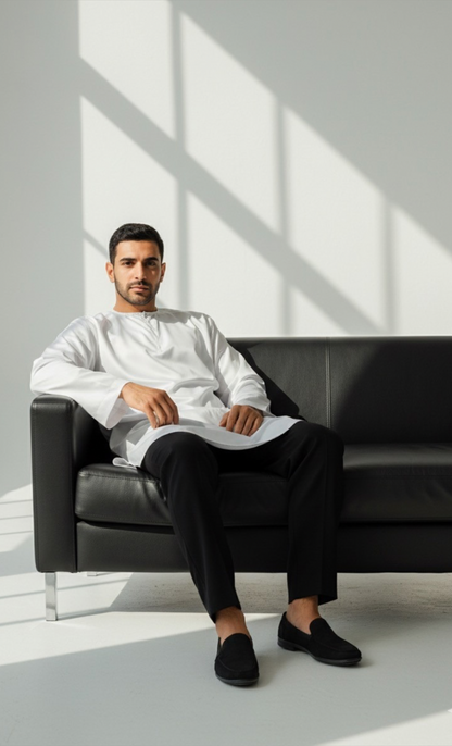 KURTA SPUN - WHITE