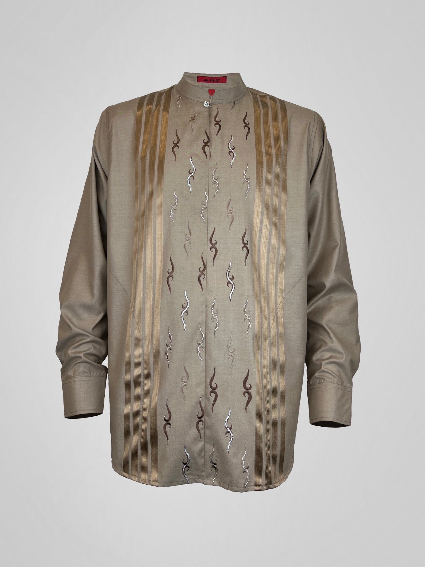 KURTA SWIRL - BROWN