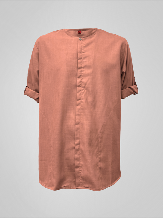 KURTA ROSSO - SALMON