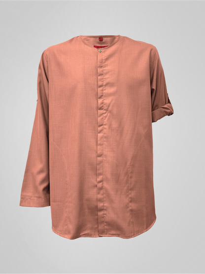 KURTA ROSSO - SALMON