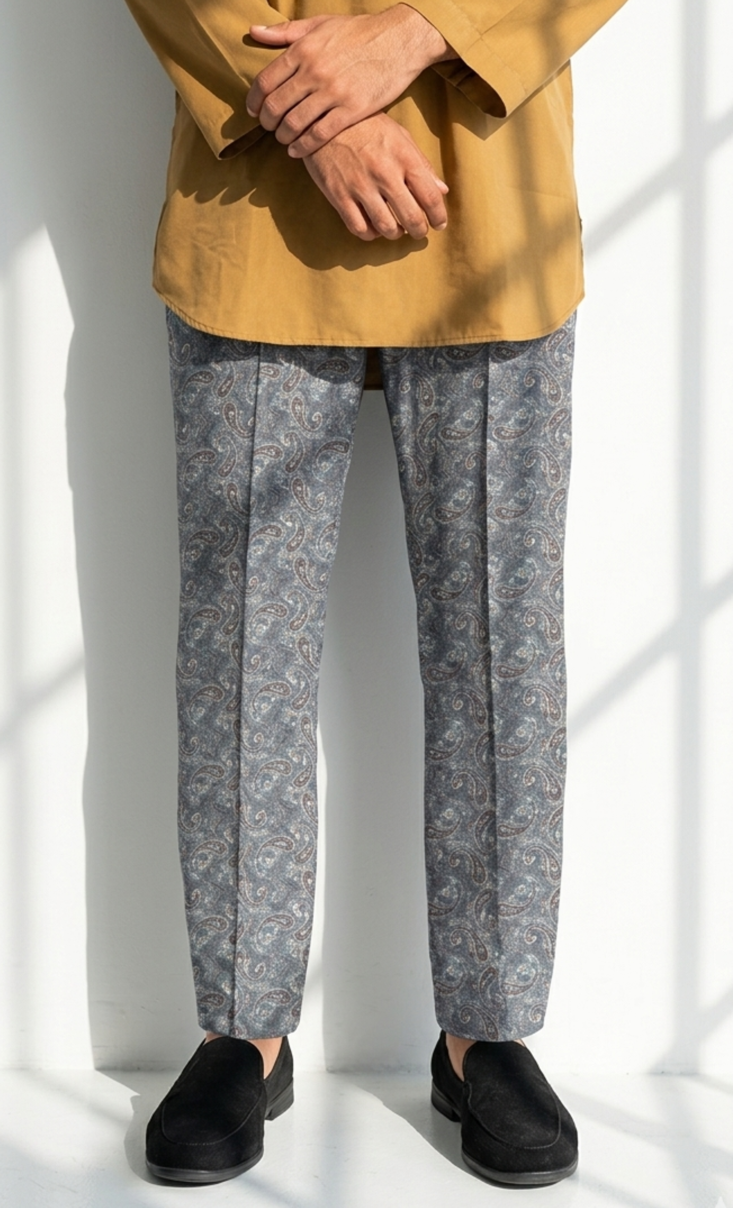 BATIK PANTS - PAISLEY, TURQUOISE