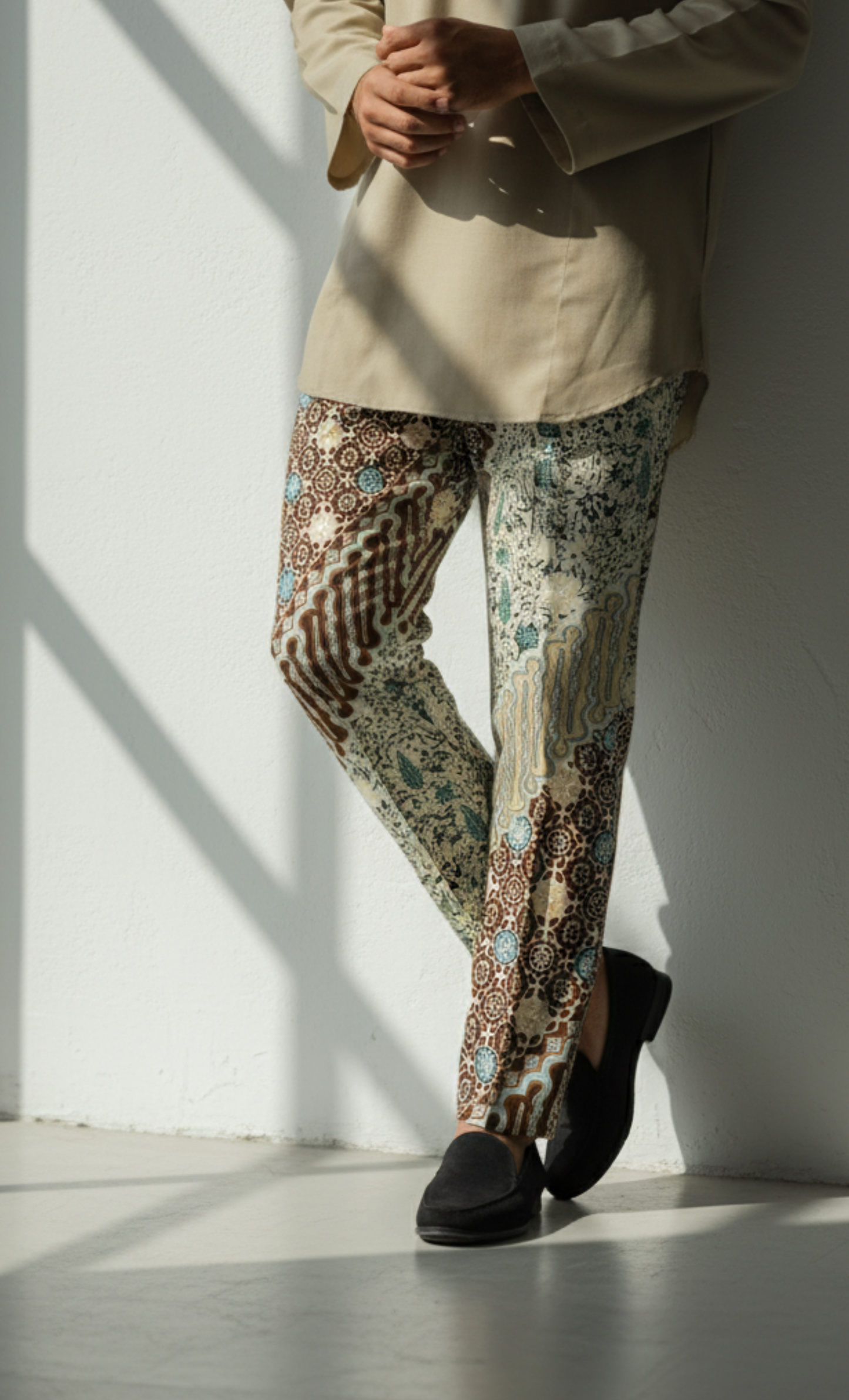 BATIK PANTS, PARANG - YELLOW