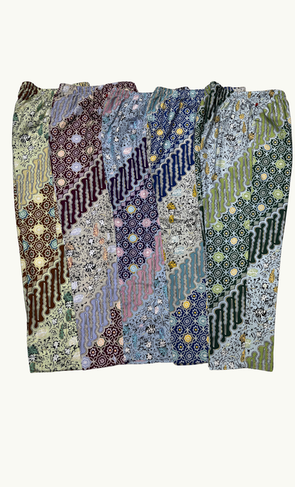 BATIK PANTS, PARANG - PURPLE