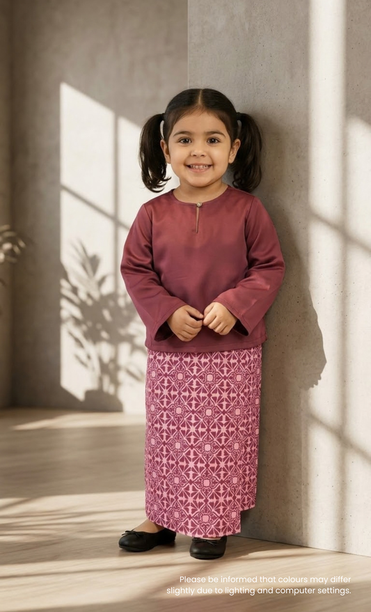 ZAHRI - GIRLS, MAROON